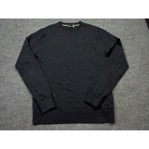 Rapha Crew Neck Knit Sweater Jumper Merino Wool Blend Gray Medium Cycling